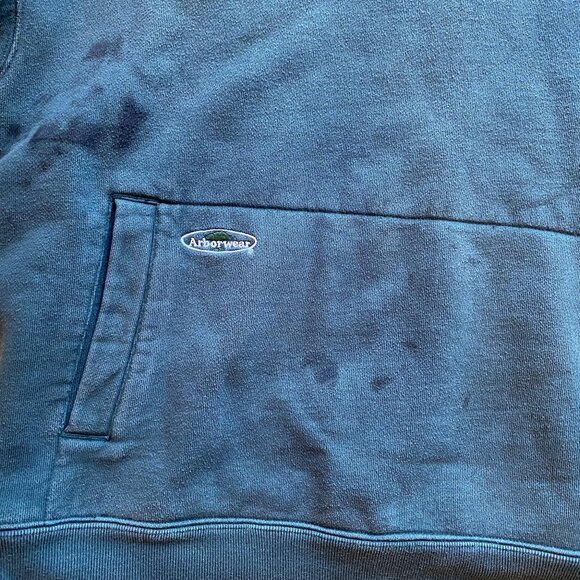 Green Arborwear double layered hoodie - Picture 3 of 5